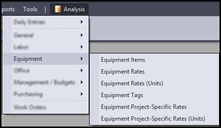 Analysis Equipment